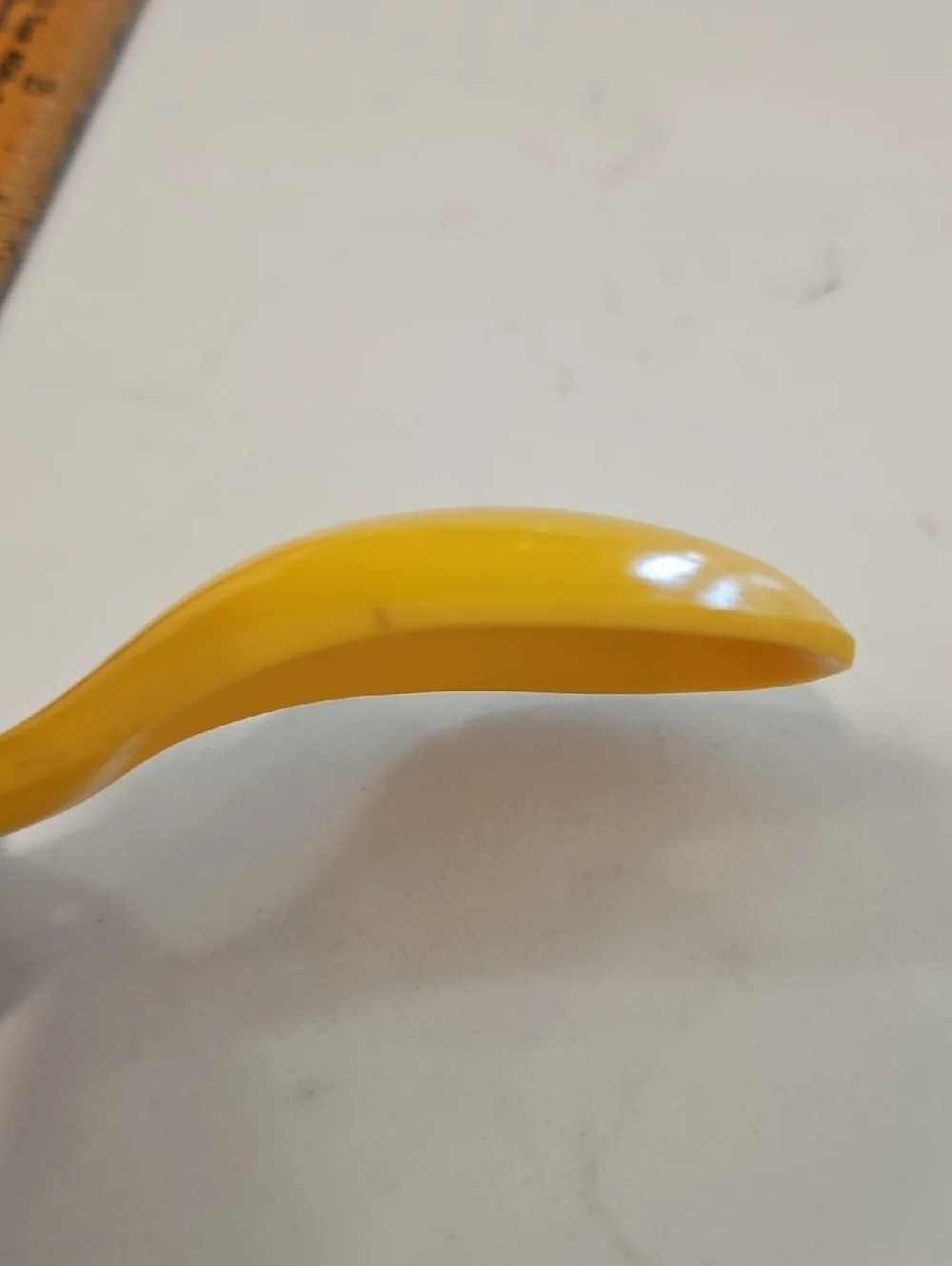 Nesquik Yellow Plastic Scoop / Stirring Spoon Collectible Long Handle